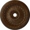 Ekena Millwork Viceroy Ceiling Medallion (Canopies up to 4 7/8"), 35 1/8"OD x 4 7/8"ID x 2 1/2"P, Root Beer Crackle CM35VIRBC - alternate 1